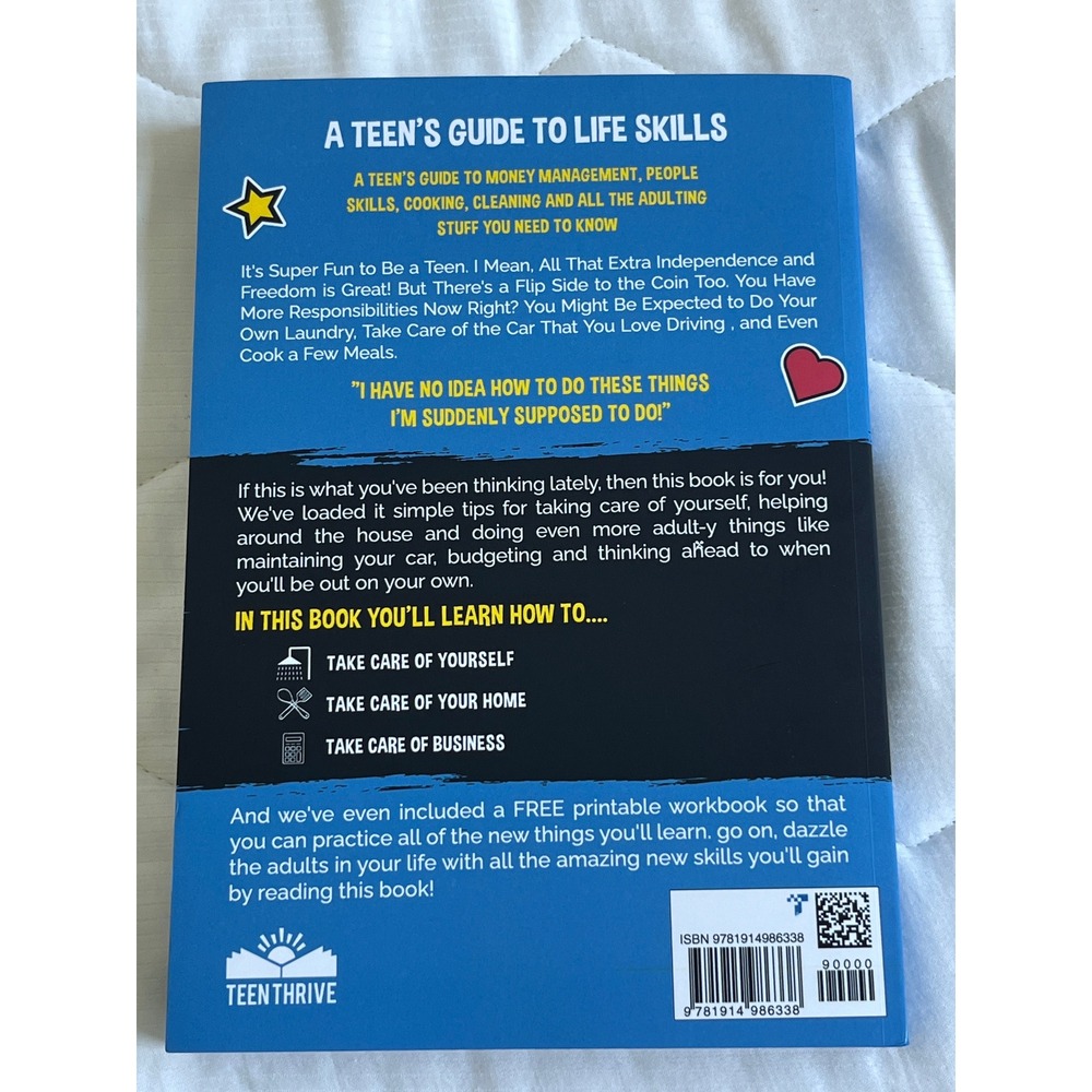 NEW -‎ A Teens Guide to Life Skills Teen Thrive Adulting Money Management Book - Picture 2 of 3
